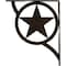 Ekena Millwork Austin Wrought Iron Bracket, (Single center brace), Antiqued Brass 1 1/2"W x 12"D x 15"H BKTM01X12X15SAUABS - alternate 4